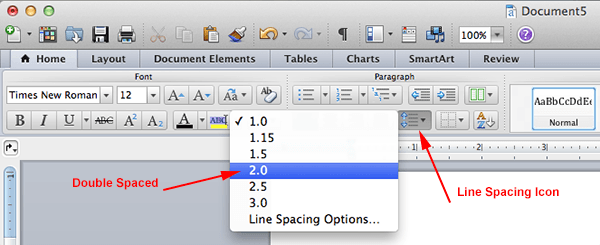 Paragraph spacing in outlook for mac